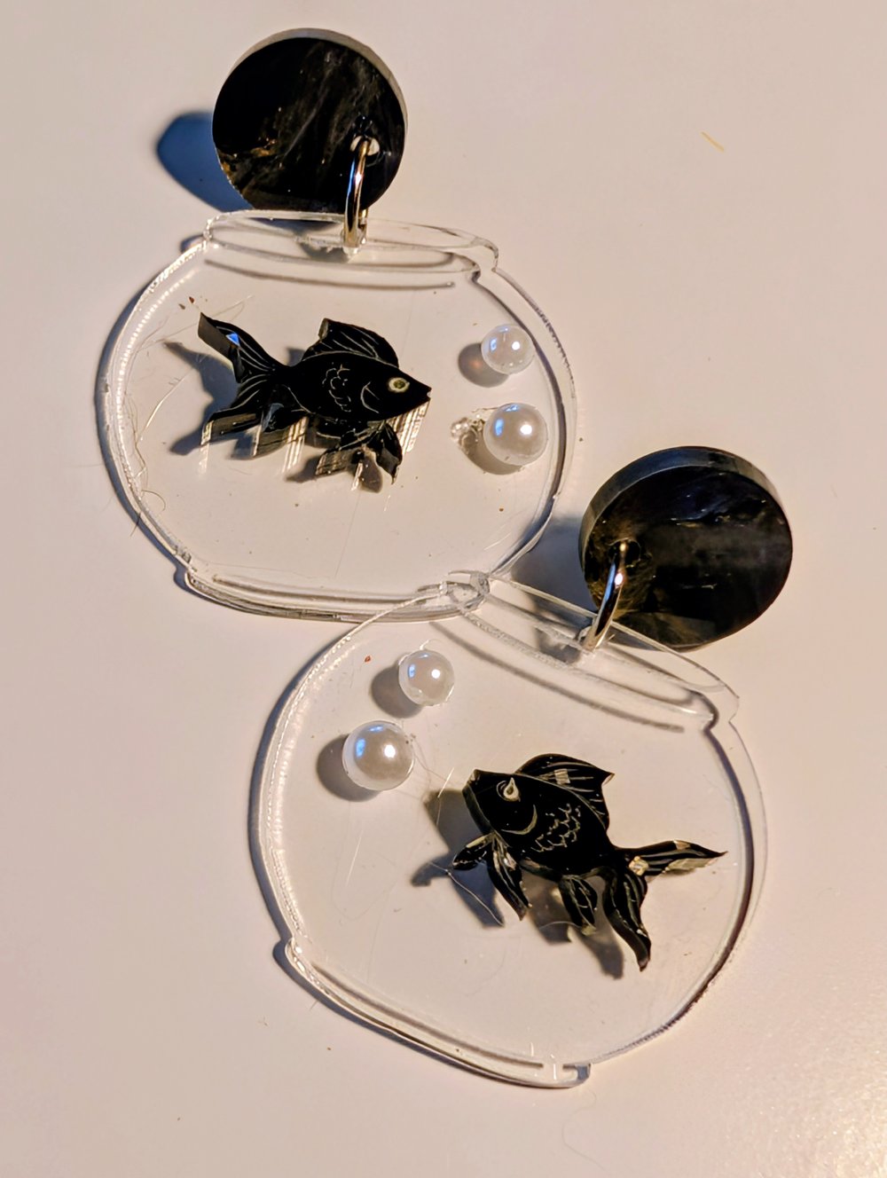Mini Fishbowl Earrings