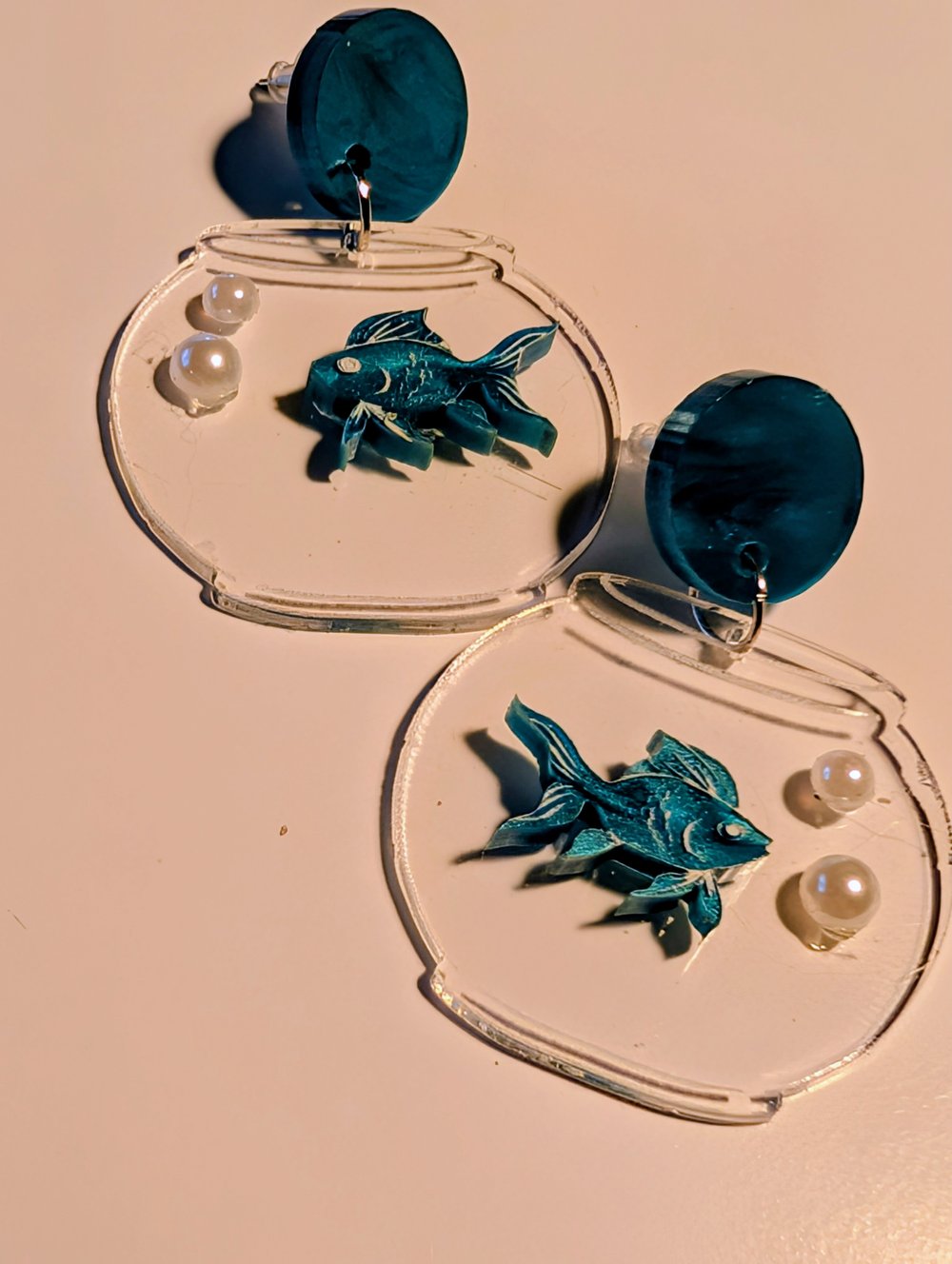 Mini Fishbowl Earrings