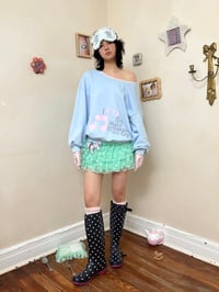 Image 4 of Two-tone tulle tutu skirt