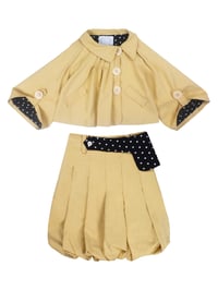 Image 6 of Heavywork pure cotton trench coat set