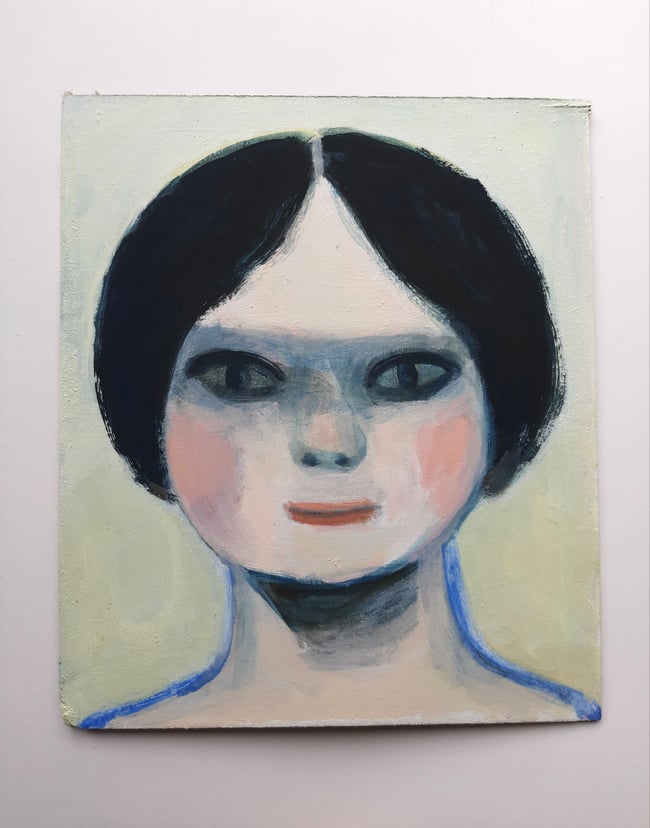 Flavie ~ Original painting on board 