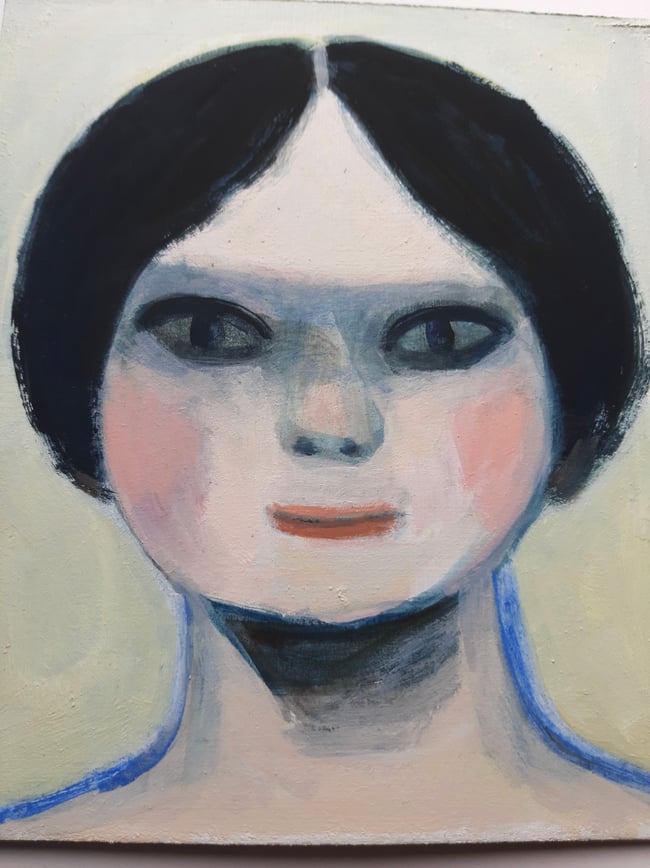 Flavie ~ Original painting on board 