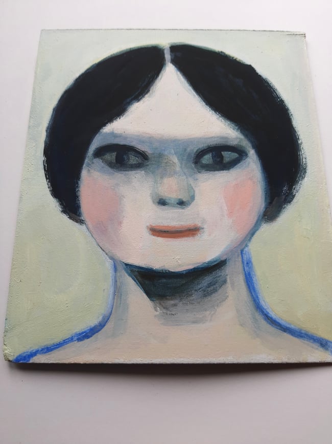 Flavie ~ Original painting on board 