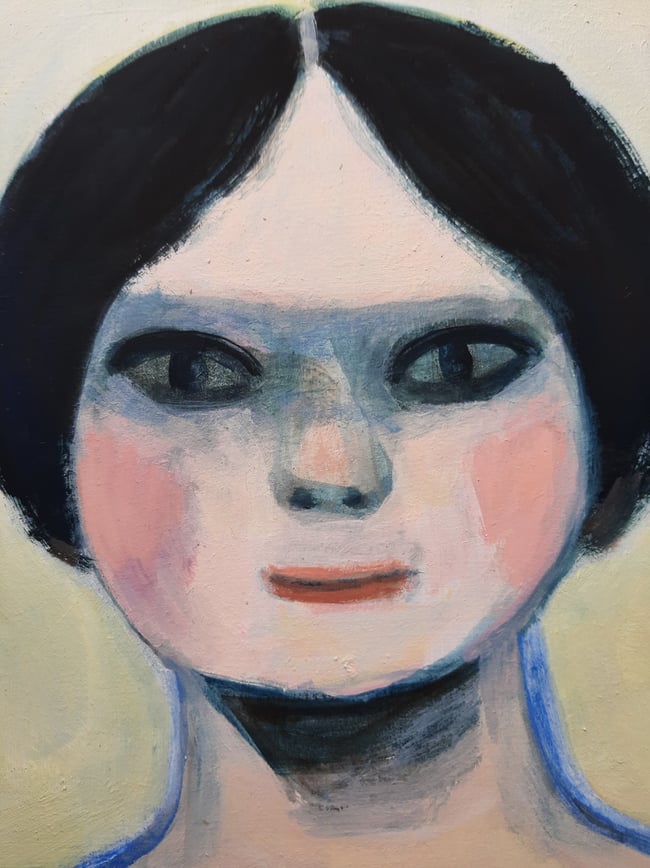 Flavie ~ Original painting on board 