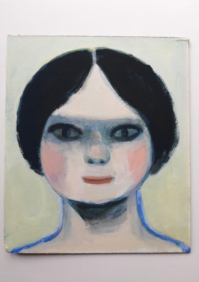 Flavie ~ Original painting on board 