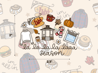 La La Laaa Season Sticker