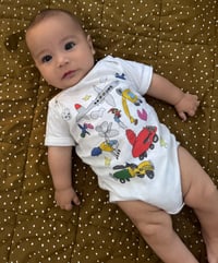 Image 2 of Baby Trucks, Planes and Helicopters Onesie