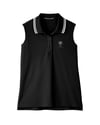 Ladies Sleeveless Embroidered Polo
