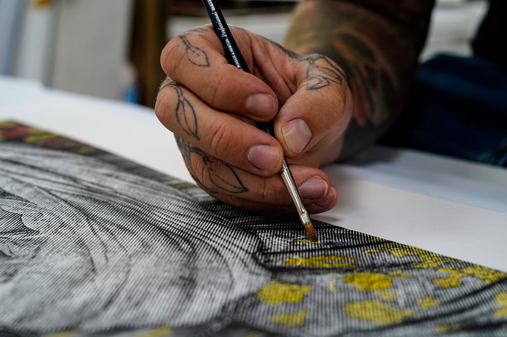 Image of AFTERDAWN' - Gold Leaf Edition - Hand Finished