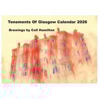 Image 1 of Tenements Of Glasgow - Drawings By Coll Hamilton - Calendar 2026