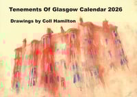 Image 2 of Tenements Of Glasgow - Drawings By Coll Hamilton - Calendar 2026