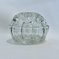 Image 5 of Ancien Pique-fleurs en verre moulé - 9 trous - signé  Rheims - Porte crayon - Années 30 - 40 