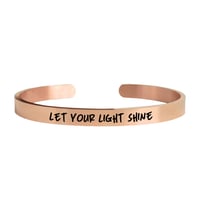 Image 2 of Let Your Light Shine - a wearable bracelet to live boldly and inspire others