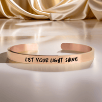 Image 1 of Let Your Light Shine - a wearable bracelet to live boldly and inspire others
