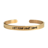 Image 4 of Let Your Light Shine - a wearable bracelet to live boldly and inspire others