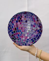 Purple Ice Disco Ball by Sari Shryack - Original Painting
