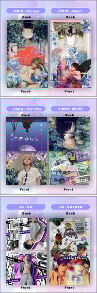 Image 4 of BTS PU Card case - preorder