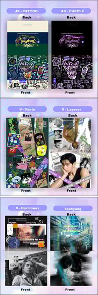 Image 5 of BTS PU Card case - preorder