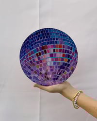 Violet Dream Disco Ball by Sari Shryack - Original Painting