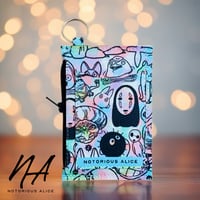 Image 1 of Curved Evie in multicoloured anime 