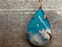 Image 1 of  Plume Agate Doublet Pendant 