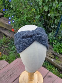 Image 1 of Wool Ear Warmer Headband in Slate