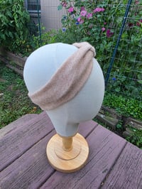 Image 2 of Merino Wool Ear Warmer in Oatmeal 