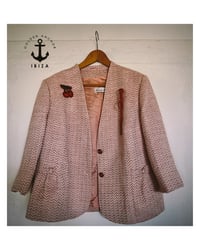 Image 2 of TWEED BLAZER  ✘ Ibiza blazer ✘upcycling jacKet ✘vintage