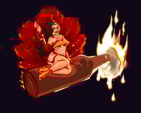 Moltov Party - Saffron Soleil Pin Up PREORDER