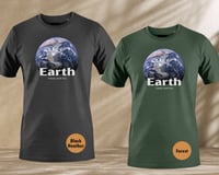 Image 5 of Planet Earth T-Shirt – Bright, Vibrant Space Style for Sci-Fi Fans