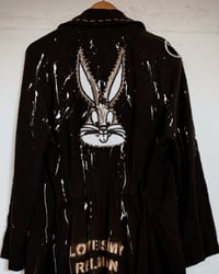 Image 1 of BUNNY  ¥ unisex ¥ upCyclinG viLLaGe punK¥IbiZa ¥TrenChcoaT¥ festival