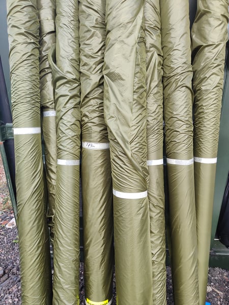 Image of 500 metres Olive green Ripstop Fabrics 