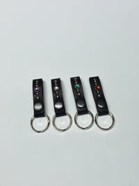 Small Studded Belt Loop – Black Leather