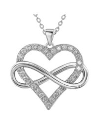 Image 2 of Infinity Heart Neclace 