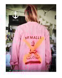 Image 3 of NAMSTE Lino ¥ HeMd ¥ upCyclinG viLLaGe punK¥IbiZa ¥coaT¥ festivaL