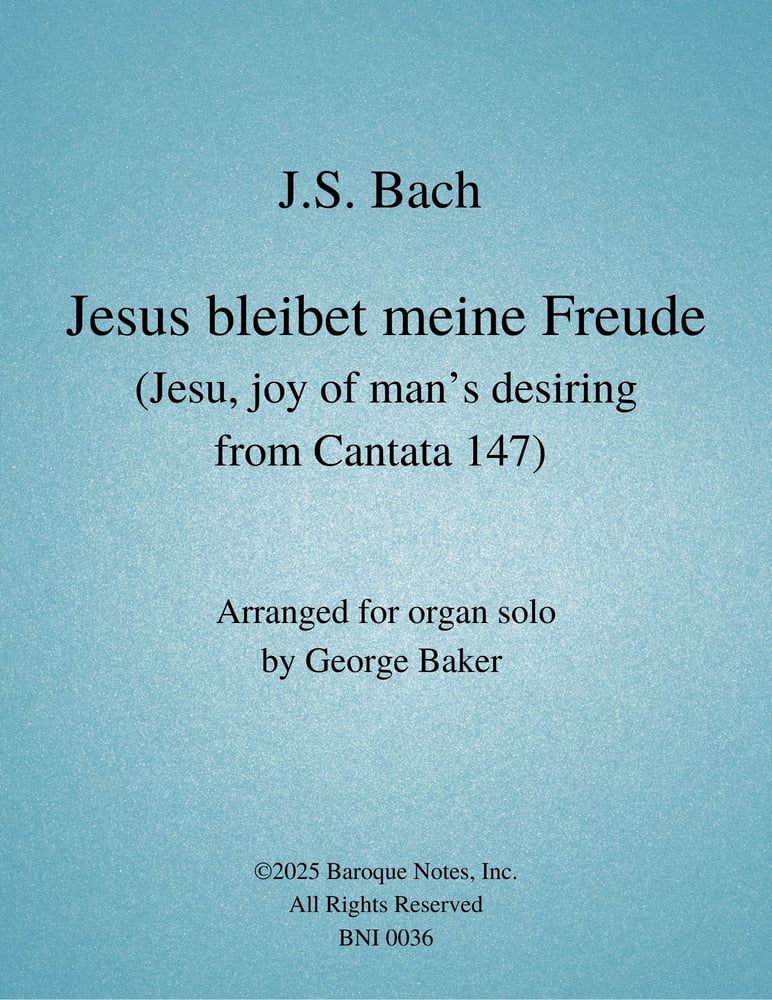 Image of Jesu, Joy of Man's Desiring