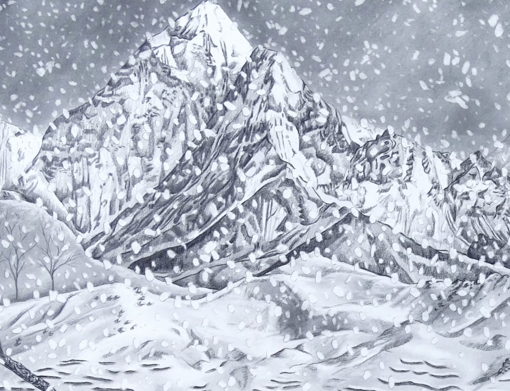 Image of Snow (Peace) - Drawing