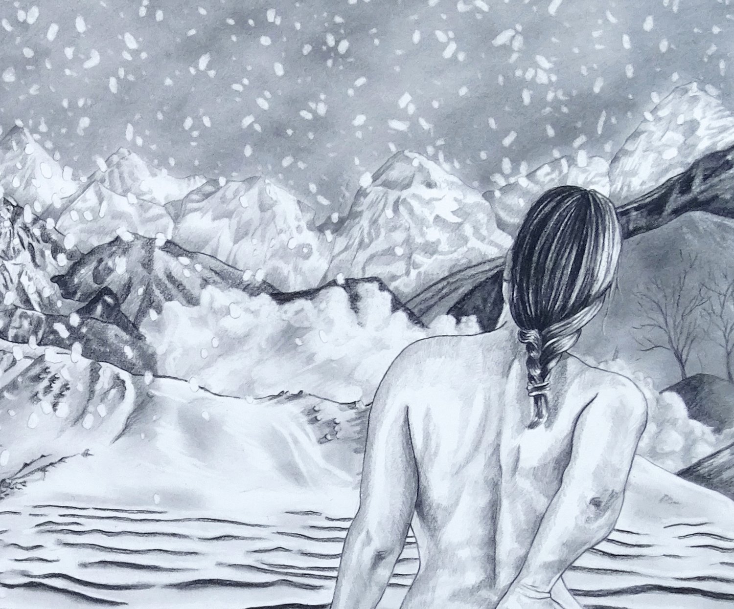 Image of Snow (Peace) - Drawing