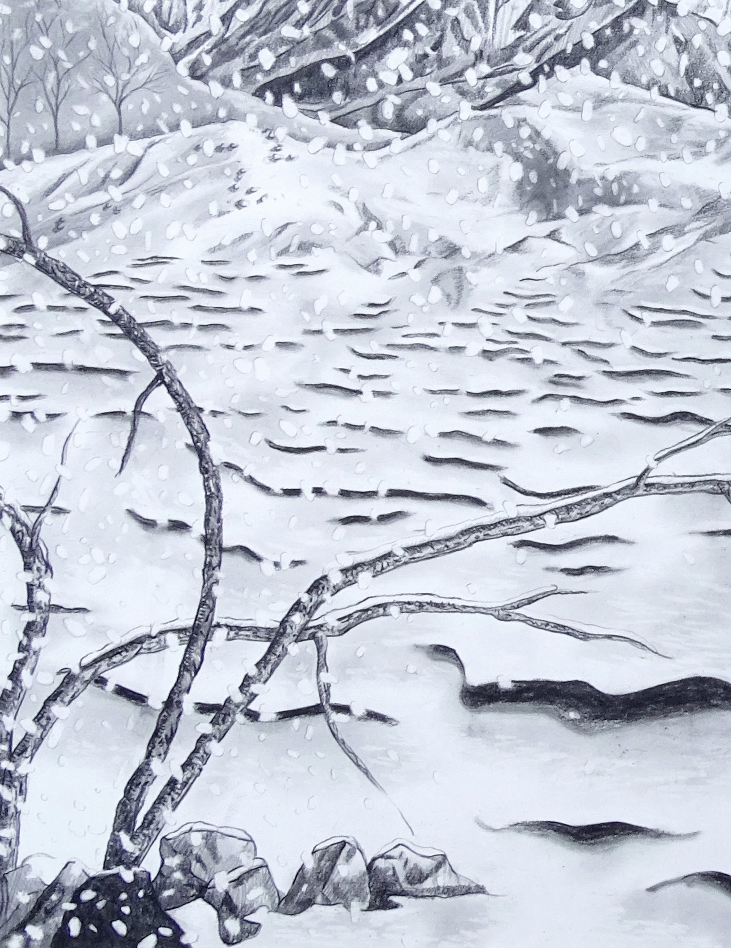 Image of Snow (Peace) - Drawing