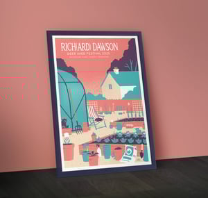 Image of Richard Dawson - Deer Shed Festival 2025 - silkscreen concert poster