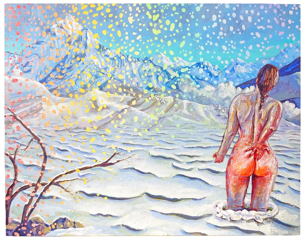 Image of Snow (Peace) - Painting