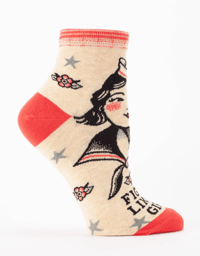Image 2 of Fight Like a Girl  Ankle Socks
