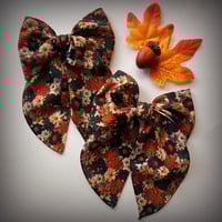 Image 1 of Fall Floral Bow