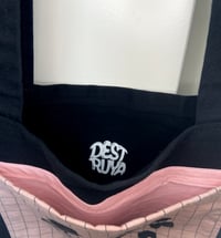 Image 3 of Double Rose Grid Tote Bag