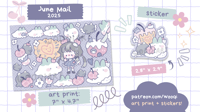 June 2025 Patreon Mail (LIMITED)