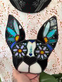 Image 5 of Sugar skull blue flowers 