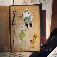 Image 2 of Garlic Wisp Sticker - Magic Garden Series