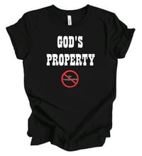 Image 1 of God's Property tee