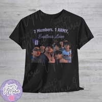 Image 2 of 7 Memebrs, 1 ARMY T-Shirt