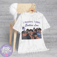 Image 3 of 7 Memebrs, 1 ARMY T-Shirt